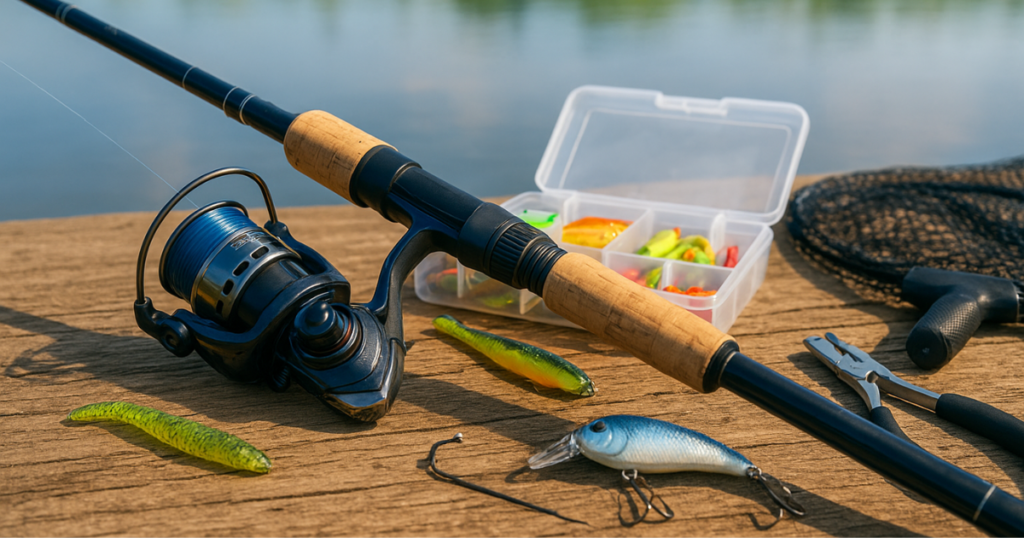 Equipamentos para pesca esportiva